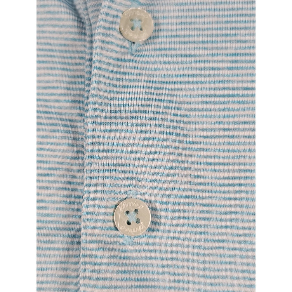 johnnie-O Lyndon Polo Mens XL Ibiza Stripe Performance Golf Shirt JMPO2010 - Picture 3 of 10
